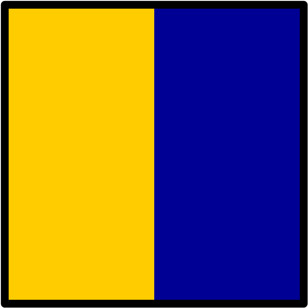 File - Kilo - Svg - International Code Flag Kilo (1200x1200)