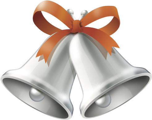 Free Wedding Clip Art - Wedding Bells Clipart Png (500x400)