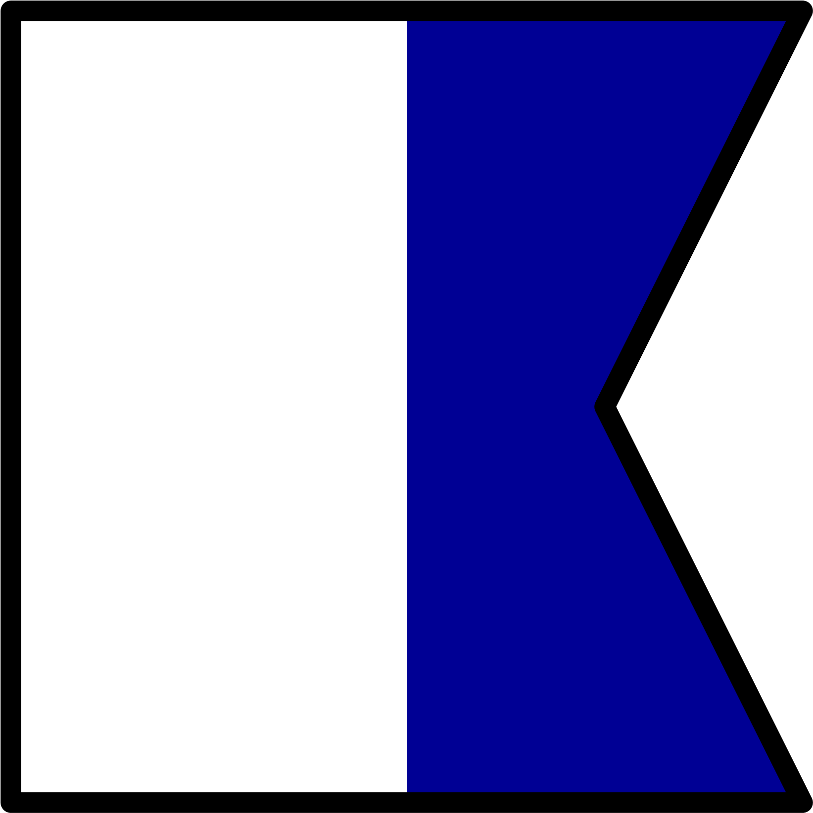 Open - Banderas Del Codigo Internacional De Señales Png (2000x2000)