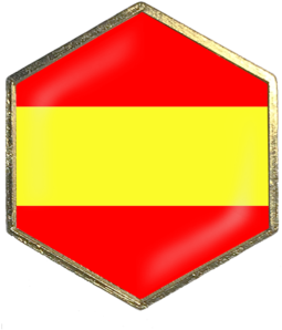 Maritime Signal Flag "1" Hex - International Maritime Signal Flags (600x600)