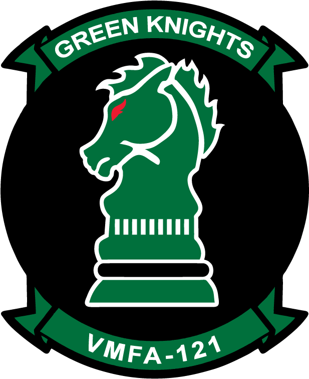 Green Knights Vmfa - Vmfa-121 (800x800)