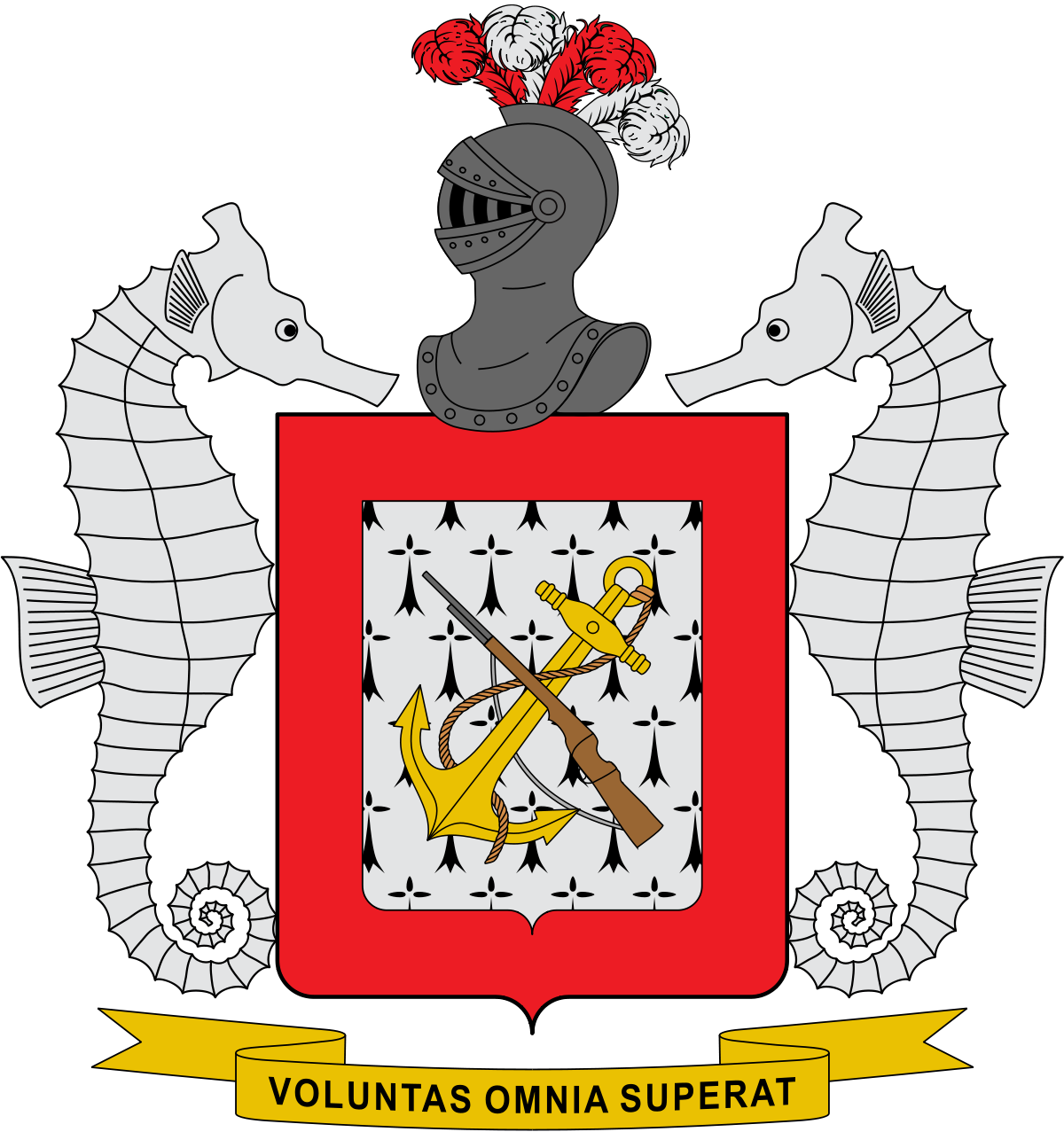 Escudo De La Infanteria De Marina De Colombia (2000x2128)
