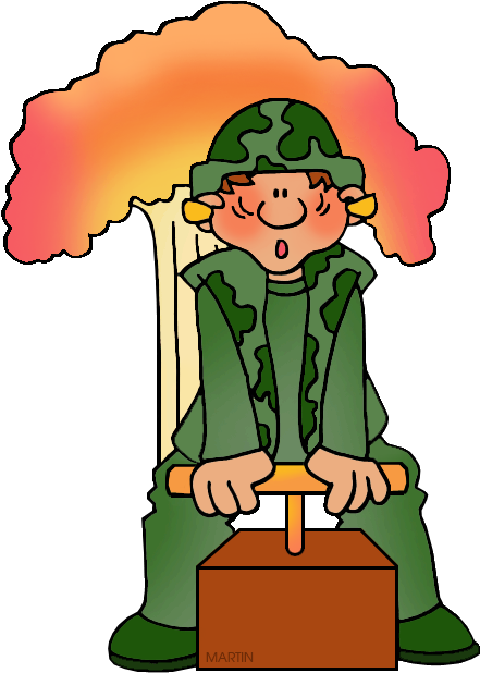 H-bomb Clipart Military - World War 2 Atomic Bomb (468x648)