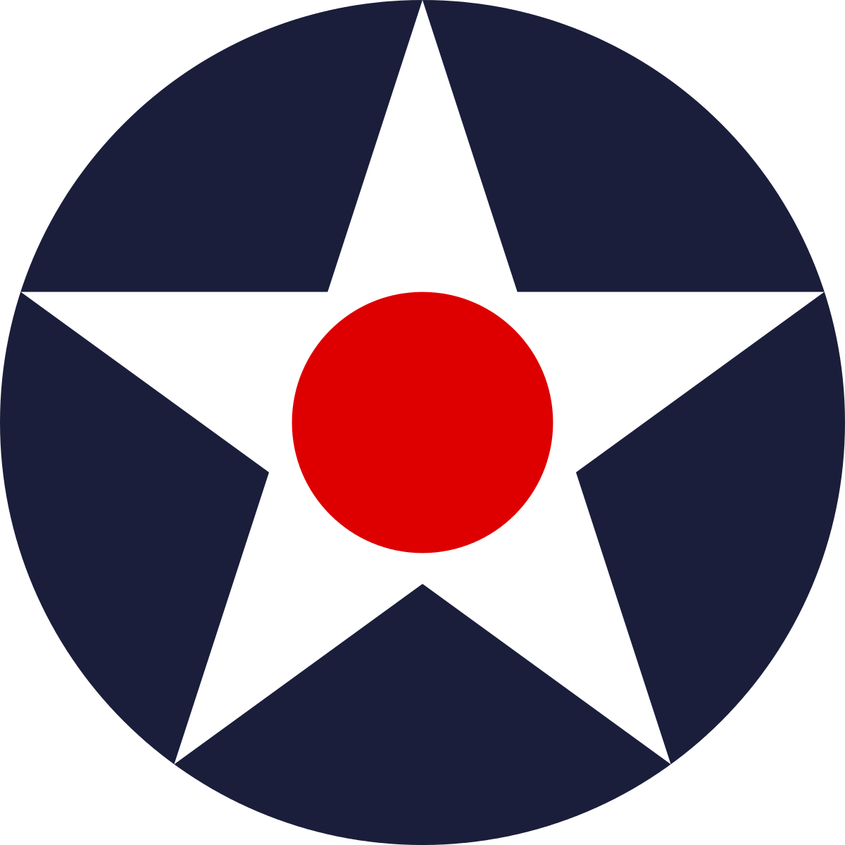 Usaac Roundel 1919-1941 - Army Air Corps Insignia (2000x2000)