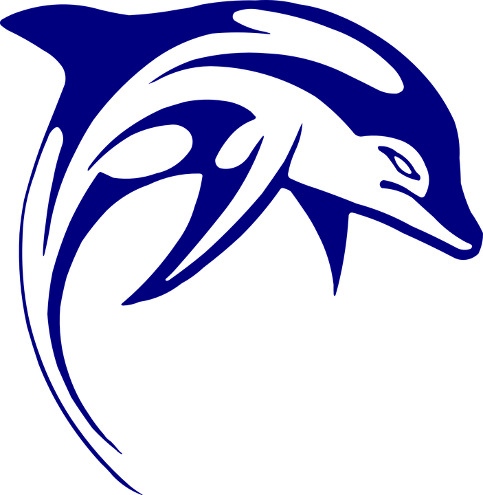 Dolphines Clipart Logo - Dolphin Art (703x720)