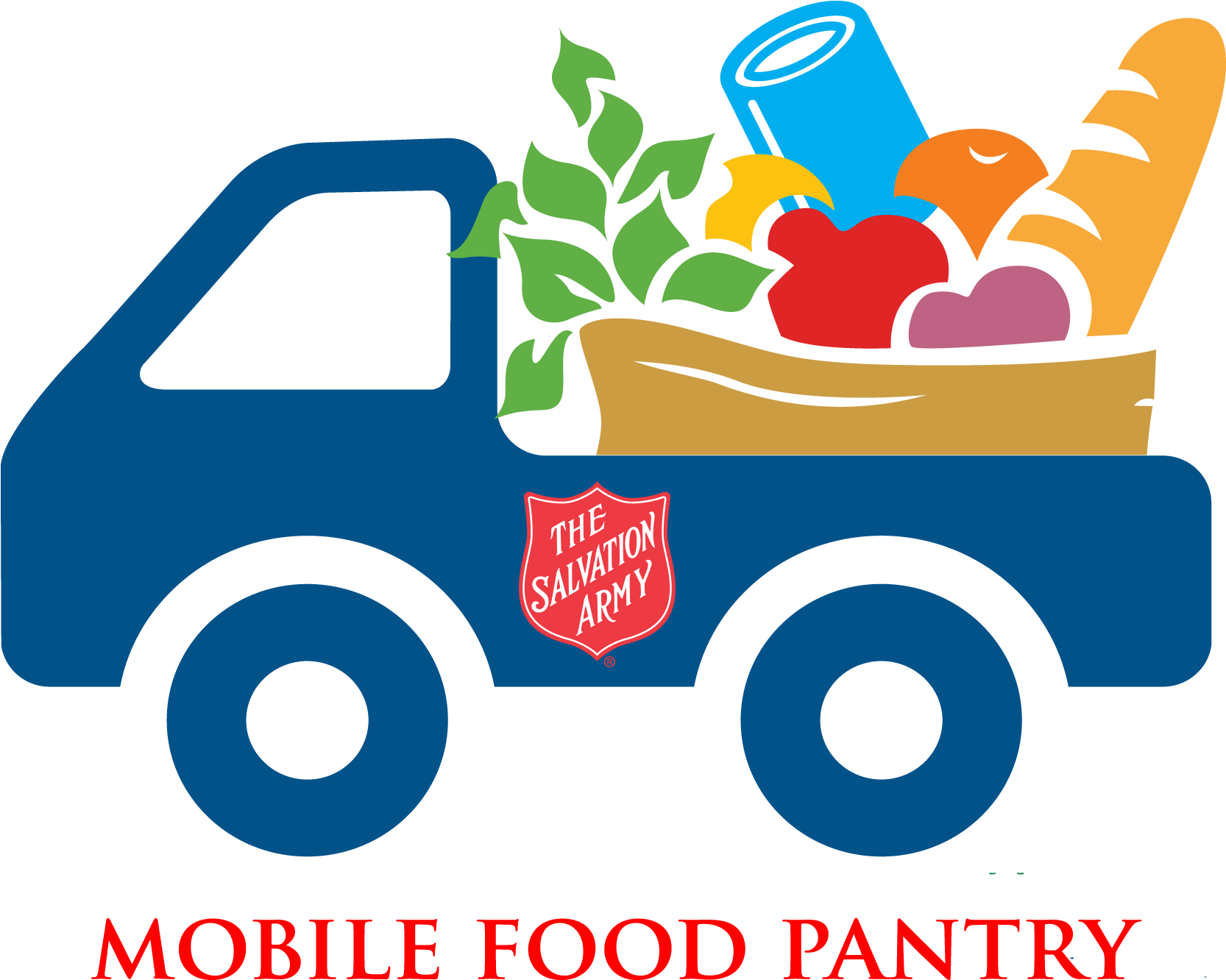 Mobile Food Pantry Logo - Food Mobile Logo (1665x1472)