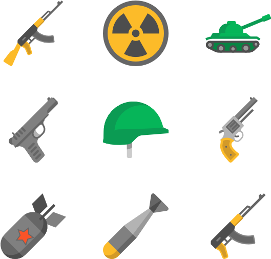 Weapons - War Flat Icon (600x564)
