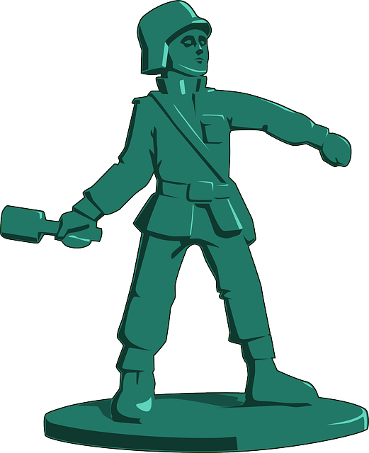 Army, Grenade, Military, Plastic, Play - Toy Soldier Clipart (521x640)