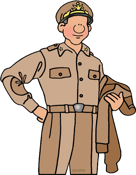 General Douglas Macarthur Clipart (495x648)