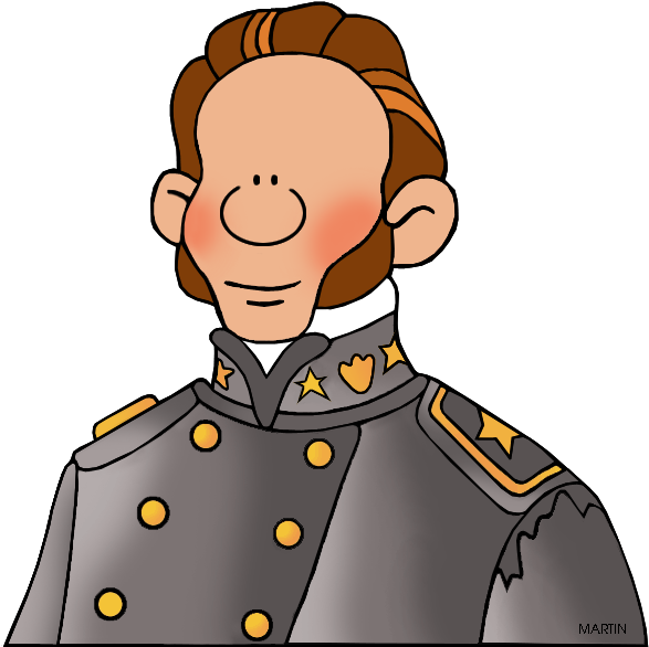 Thomas "stonewall" - Thomas Stonewall Jackson Cartoon (593x621)