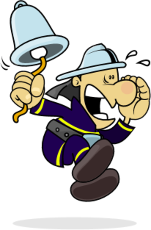 Ringing Clipart - Free - Plan De Emergencia Y Evacuacion (600x912)