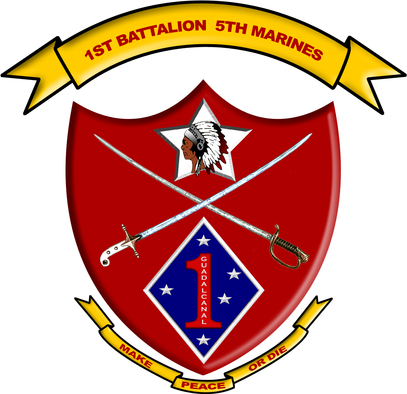1st Battalion 5th Marines - 1st Bn 5th Marines (1452x1420)