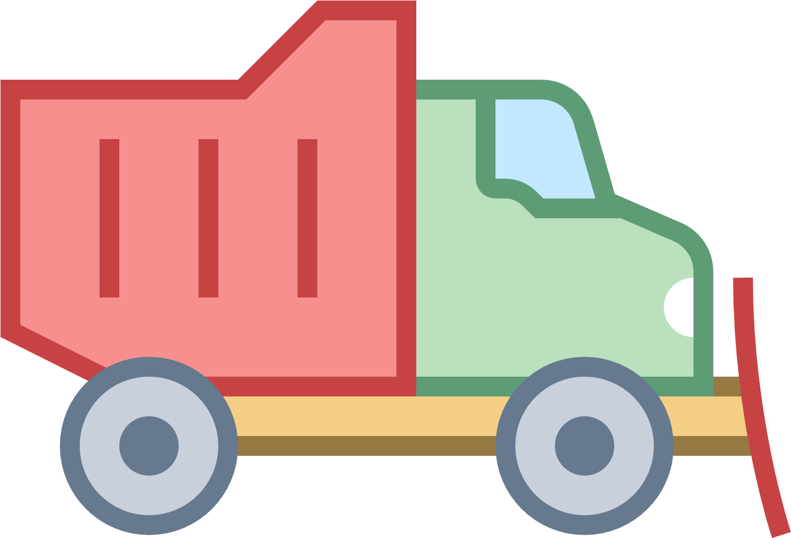 Plow Truck Color Icon - Truck Logo Png Color (1600x1600)