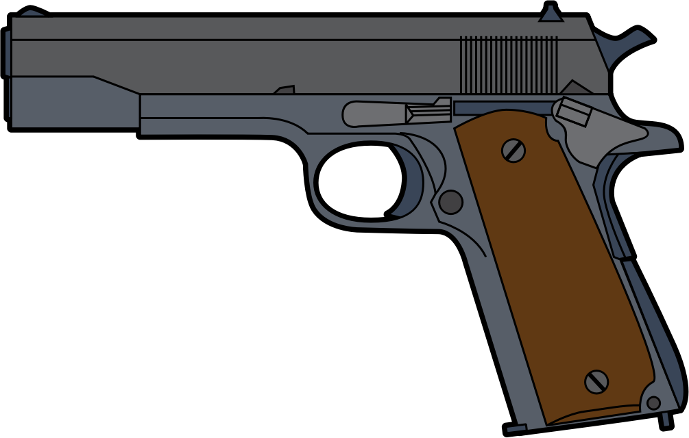 Gun Clip Art - Pistol Clipart (1178x750)