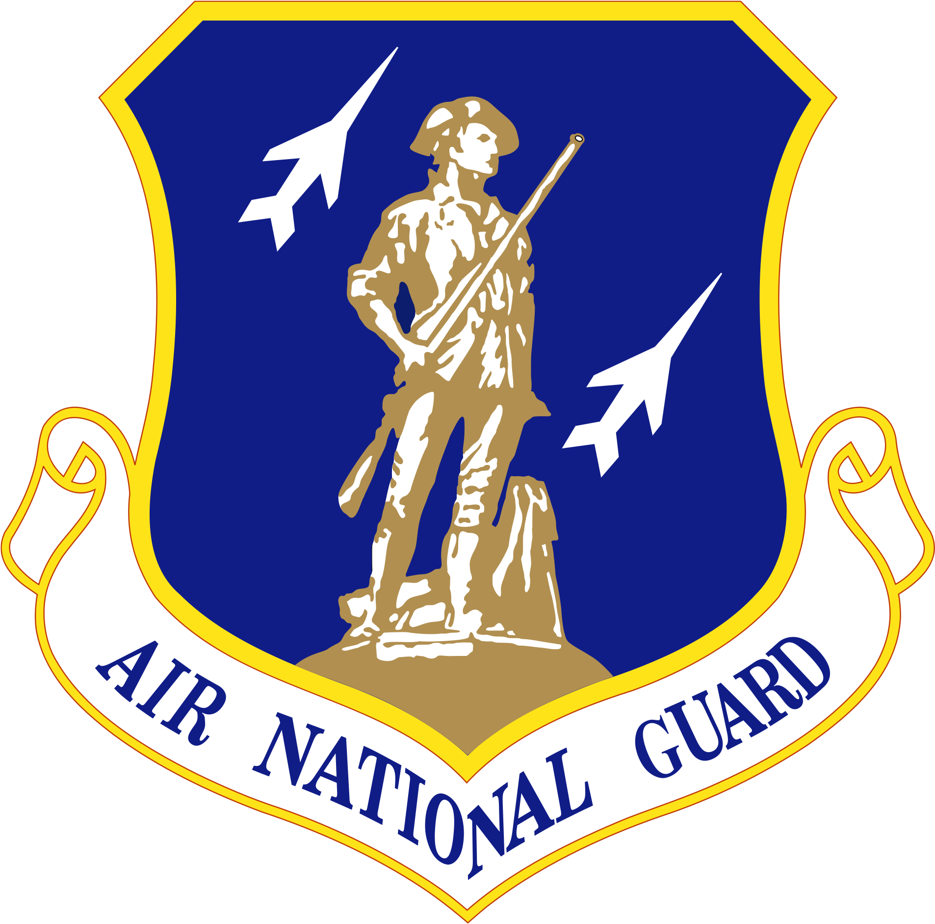 Air National Guard Patch - (2000x2013) Png Clipart Download