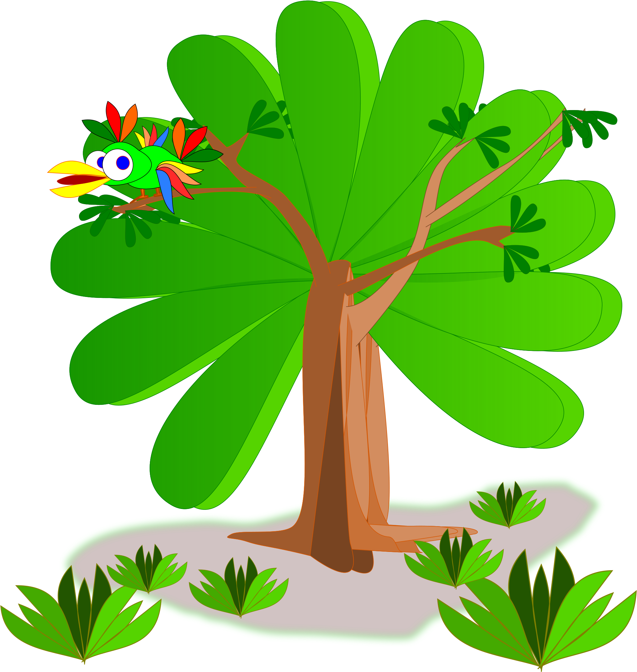 Clipart Arbor Day Rh Openclipart Org Armed Forces Day - Arbor Day Clip Art (2182x2400)