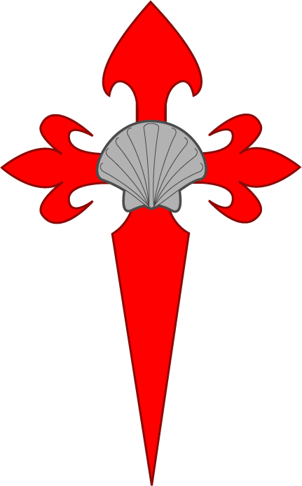 The Cross Can Also Be Seen On The Flag Of Santiago - Cross Of St James (431x693)