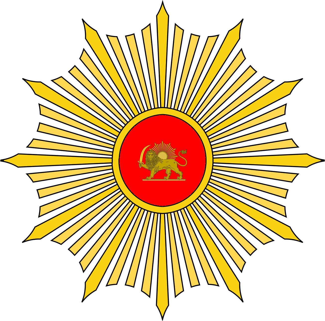 Military Star Iran - Emblem (1306x1288)