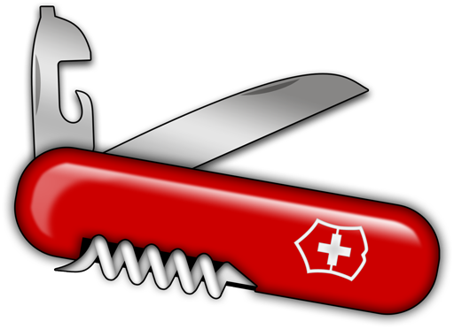 Swiss Army Knives Clipart - Swiss Army Knife Icon (512x372)