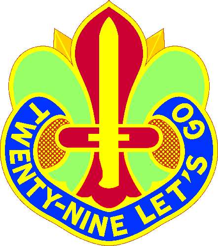 Distinctive Unit Insignia - 3.8 Inch U.s. Army Cold War 29th Infantry Unit Crest (442x500)