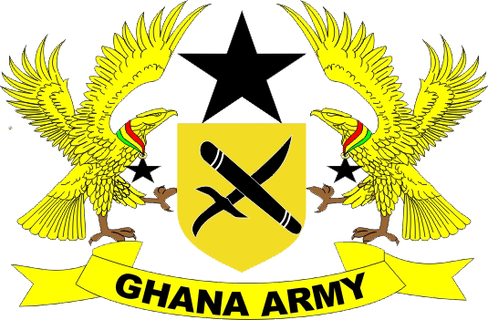 File Army Logo Wikimediamons Png - Coat Of Arms Of Ghana (535x351)