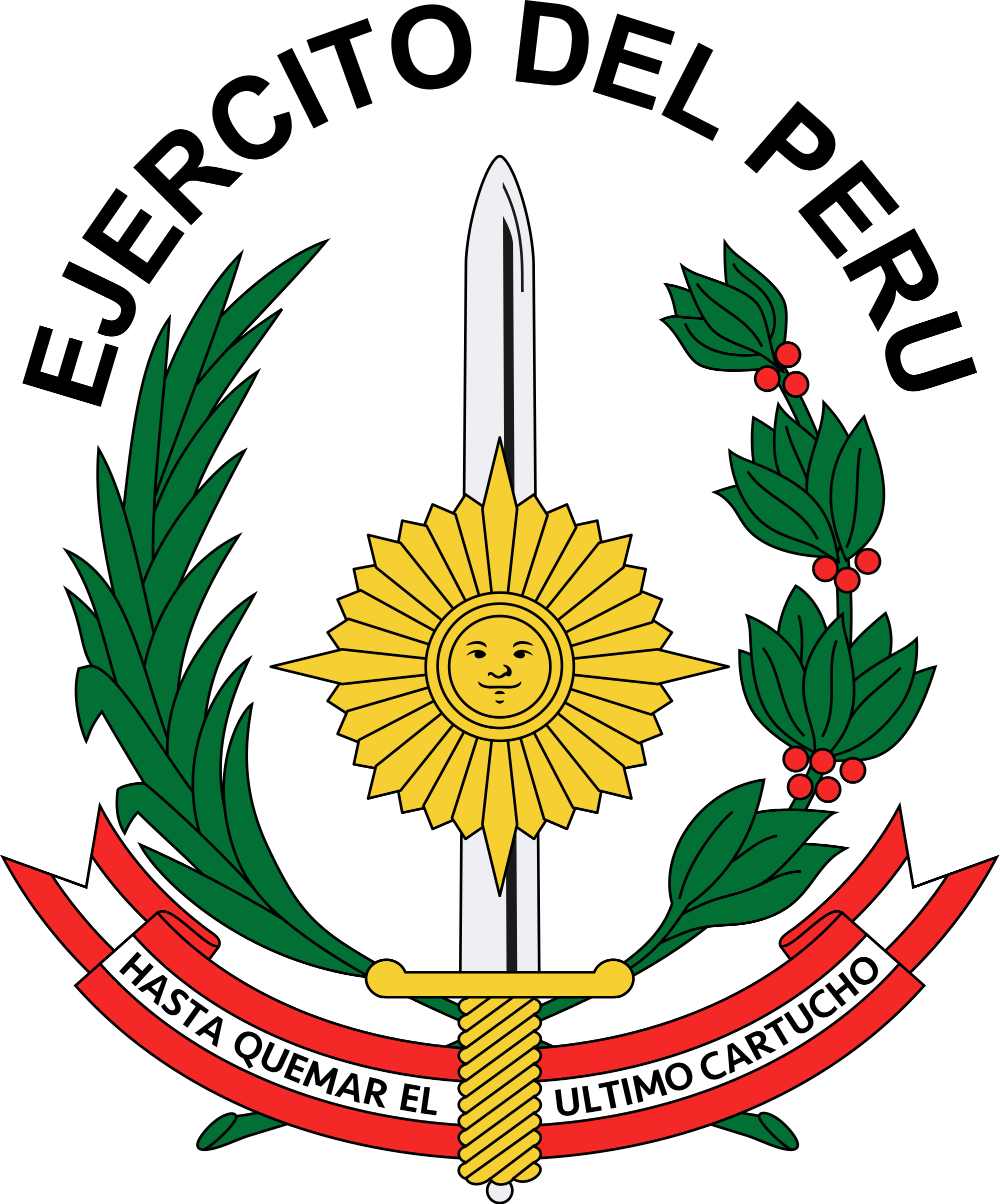Open - Escudo Del Ejercito Del Peru (2000x2406)