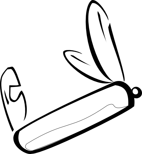 Swiss Army Knife Clip Art - Swiss Army Knife (552x597)