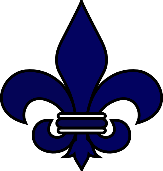 Fleur De Lis Mardi Gras Clip Art (570x598)