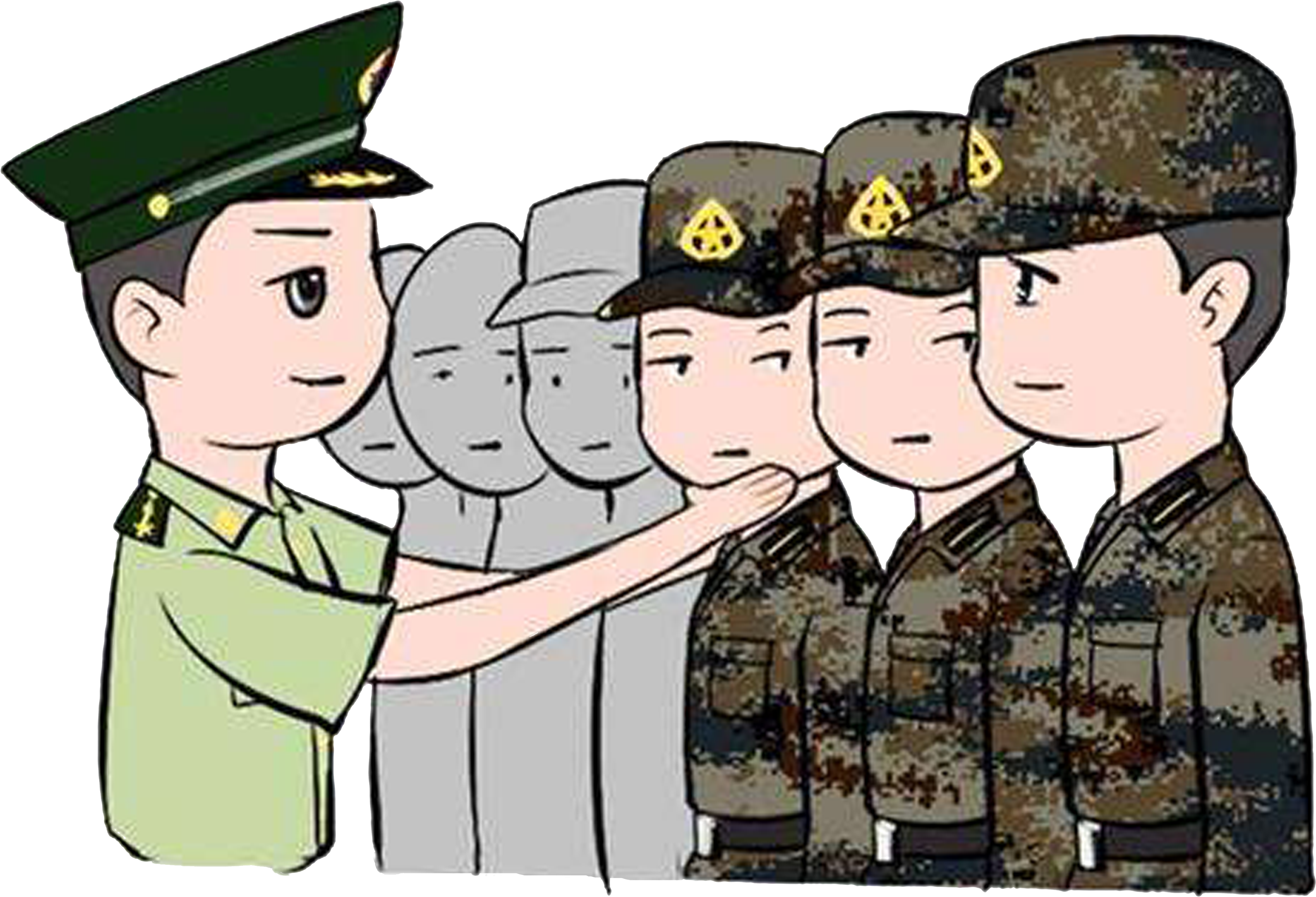 Military Cartoon Drawing Animation Illustration - Dibujo Militar (5000x5000)