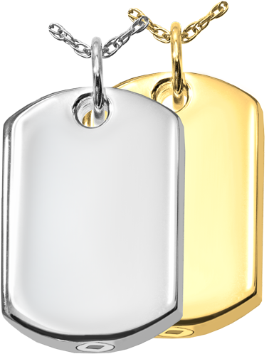Dog Tag Cremation Pendant - Dog Tag (500x500)