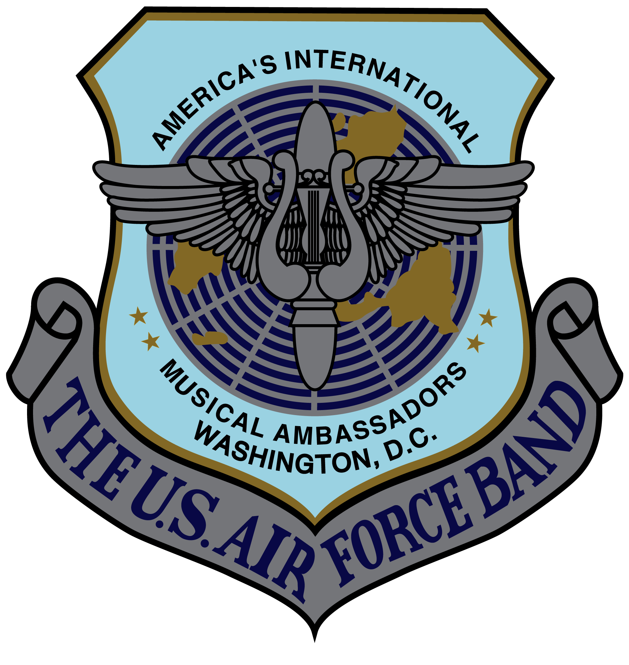 United States Air Force Band Clipart - United States Air Force Band (2000x2113)
