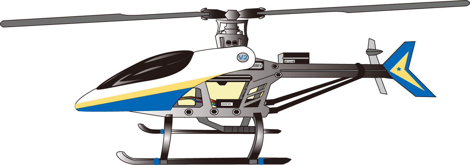 Helicopter Airplane Euclidean Vector Clip Art - Aircraft (1603x565)