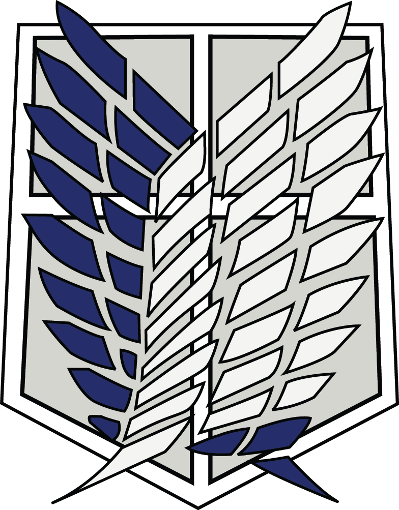 [attack On Titan] Survey Corps Logo [* - Attack On Titan Survey Corps Logo (784x1003)