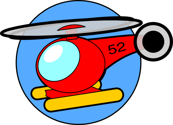 Helicopter Clip Art At Clkercom Vector Online - Cute Hellicopter Clipart (600x432)