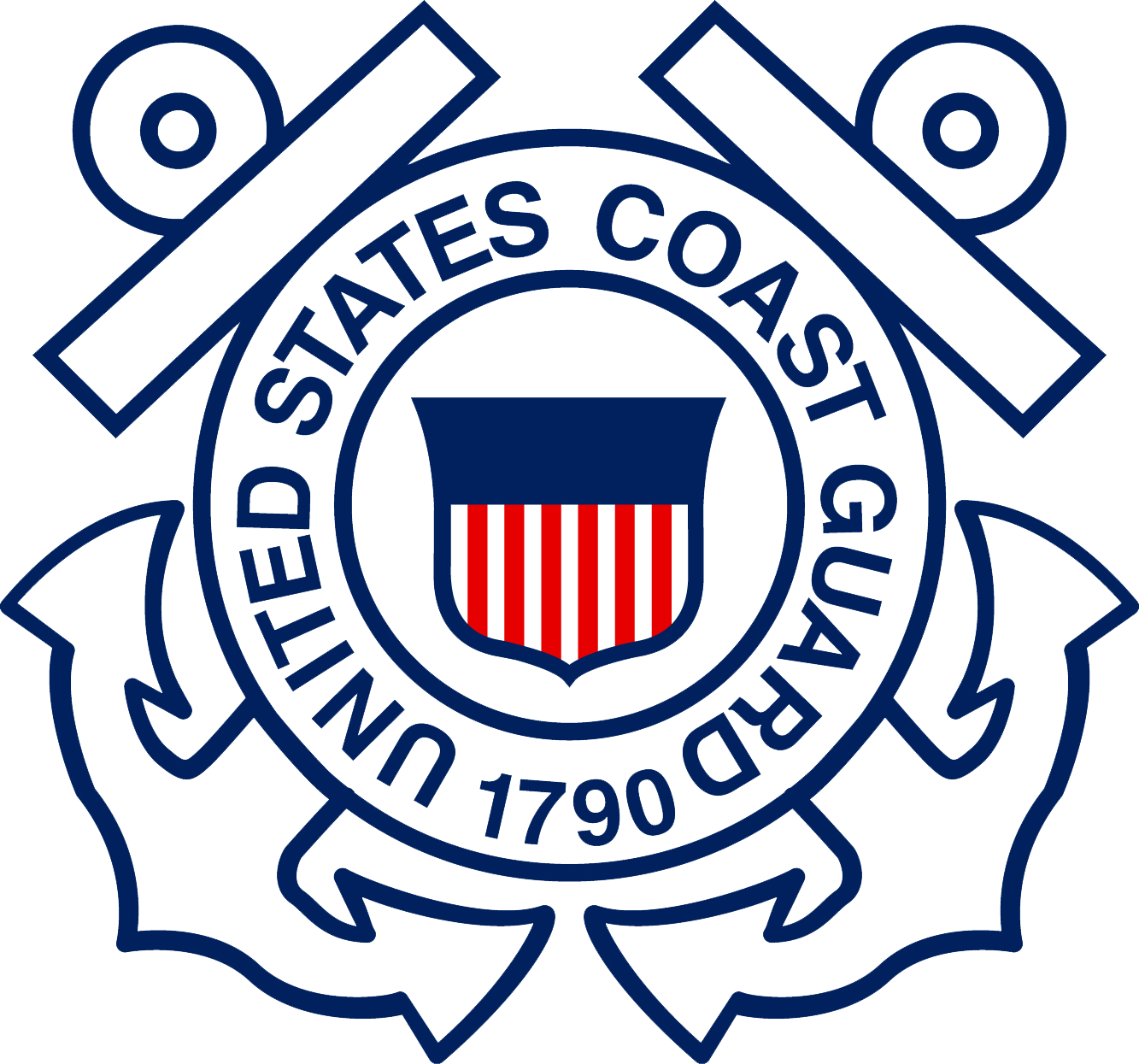 Coast Guard Logo - United States Coast Guard Logo (1333x1245)