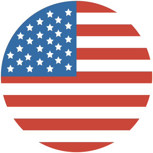 American Flag Icon Flat (512x512)