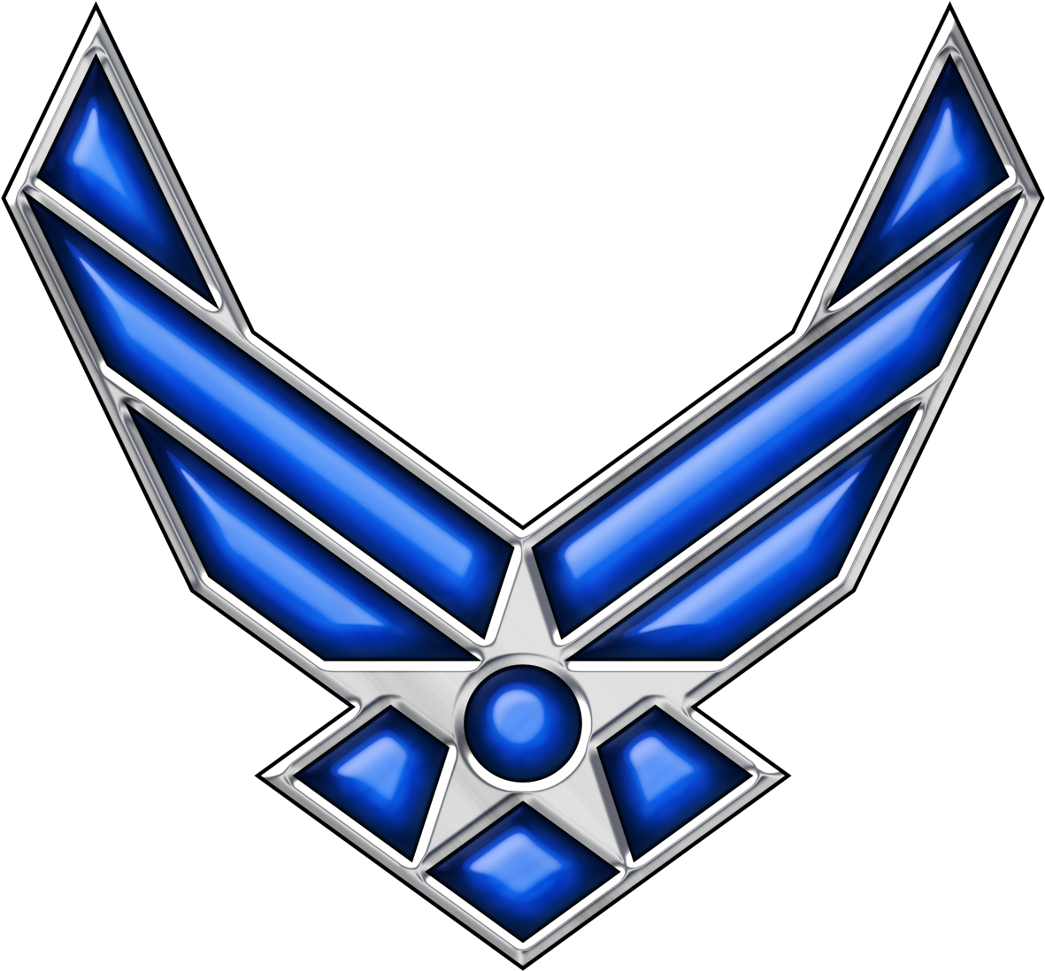 High Resolution Air Force Logo Png Icon Image - Air Force Logo Png (1243x1155)