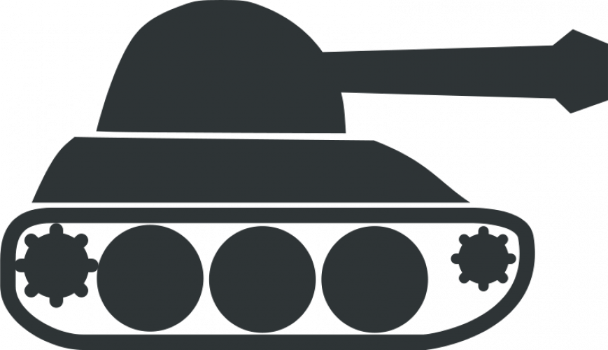 War Tank Icon Image Galleries Clipart - Tanque De Guerra Desenho (869x500)