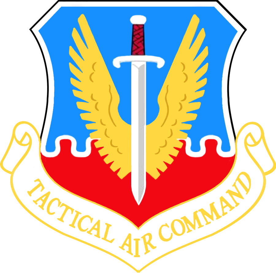 Tactical Air Command Emblem - Air Force Tactical Air Command (900x889)