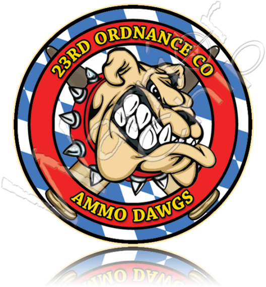 Personalized Poker Chips Army Military Challenge Coins - Decoration Vinyl Sticker Angry Bulldog Decoration Motorbike (540x600)