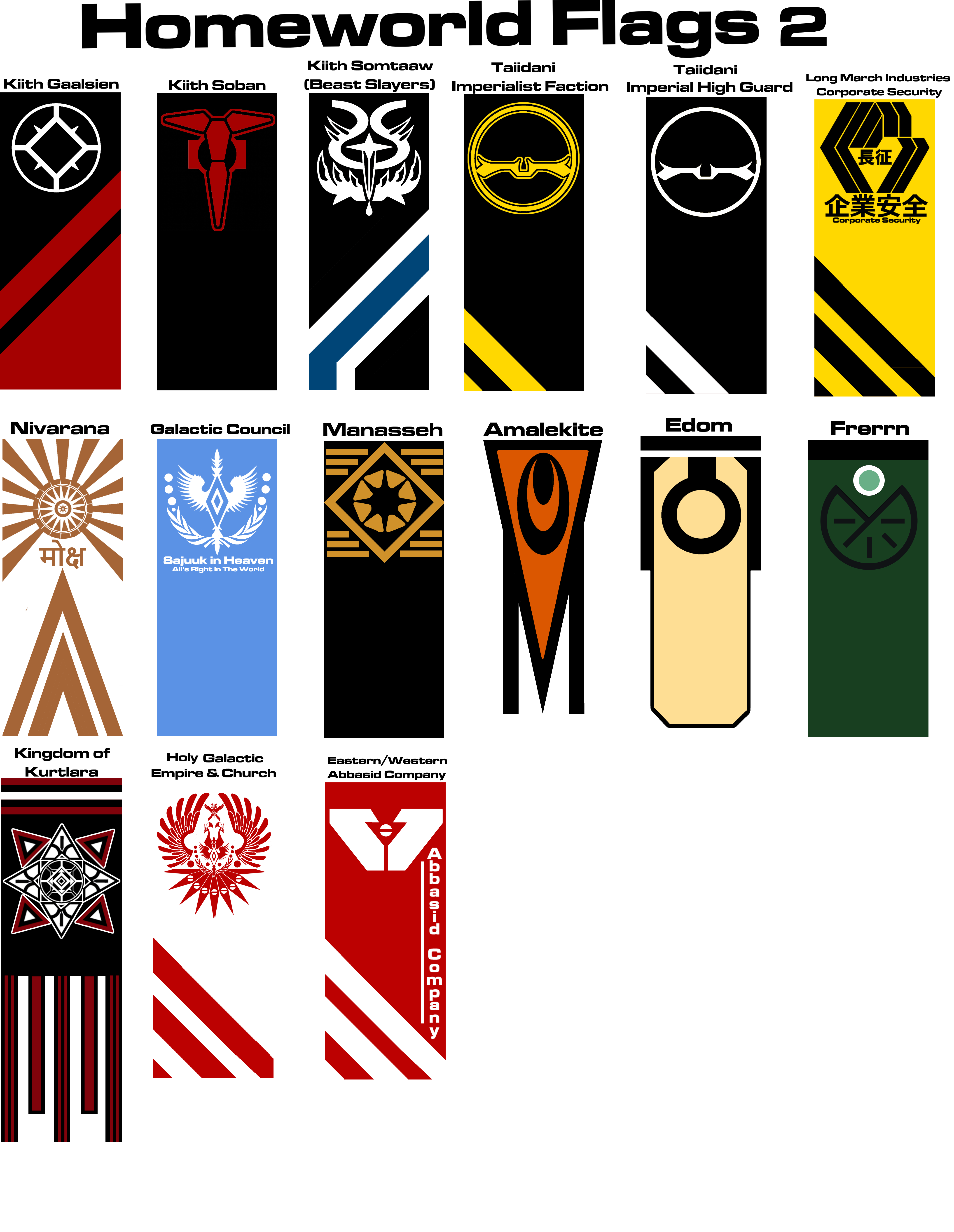 Homeworld Flags 2 By Pheasant-one - Federal Terran Empire Flag (4318x5715)