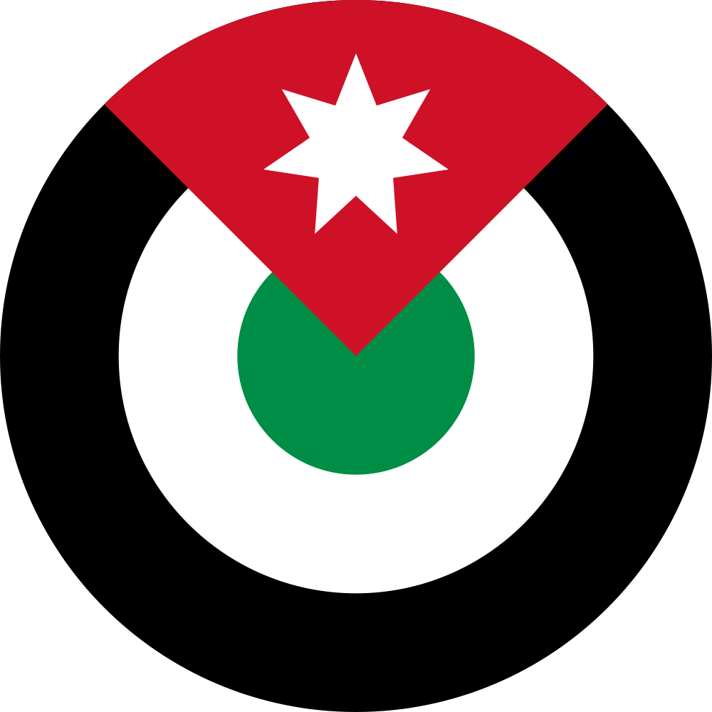 Jordanian Air Force Roundel - Jordanian Air Force Logo (1000x1000)