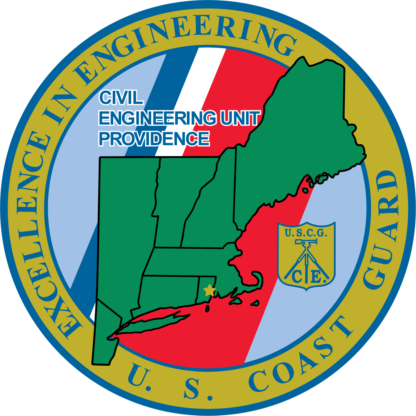 Uscg Civil Engineering Unit, Providence - Circle (1351x1351)