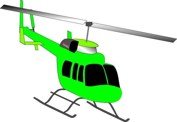 Helicopter Clip Art - Clipart Pic Of Helicopter (600x413)