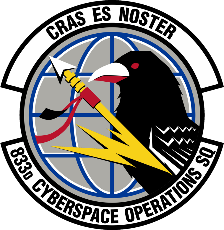 833rd Cyberspace Operations Squadron - 1st Cc Sq Shower Curtain (758x780)