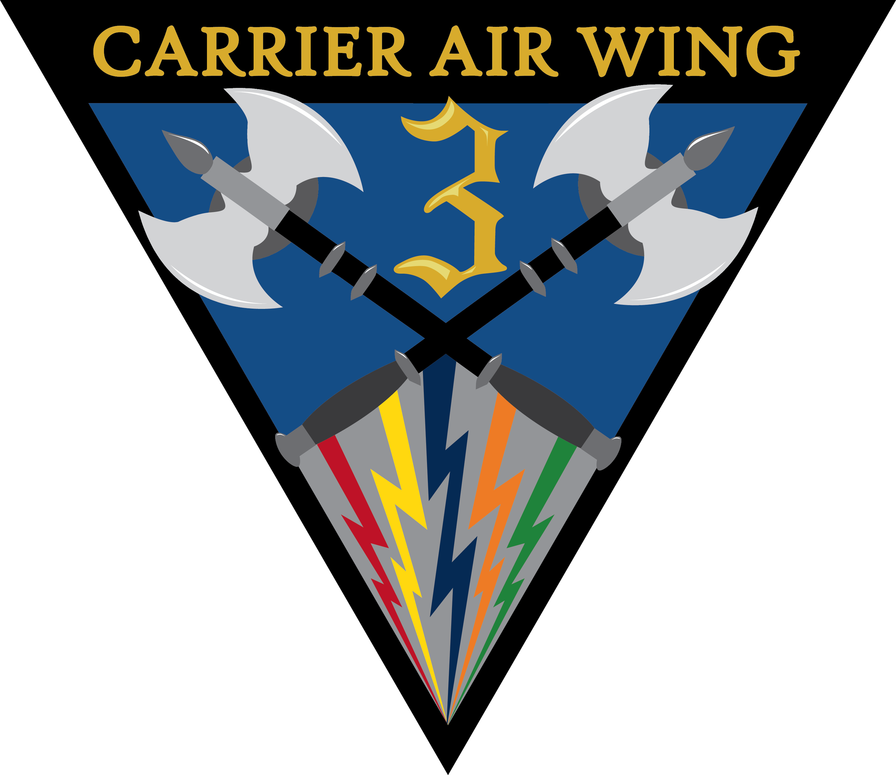 Carrier Air Wing Three Logo - Carrier Strike Group Three (3074x2662)