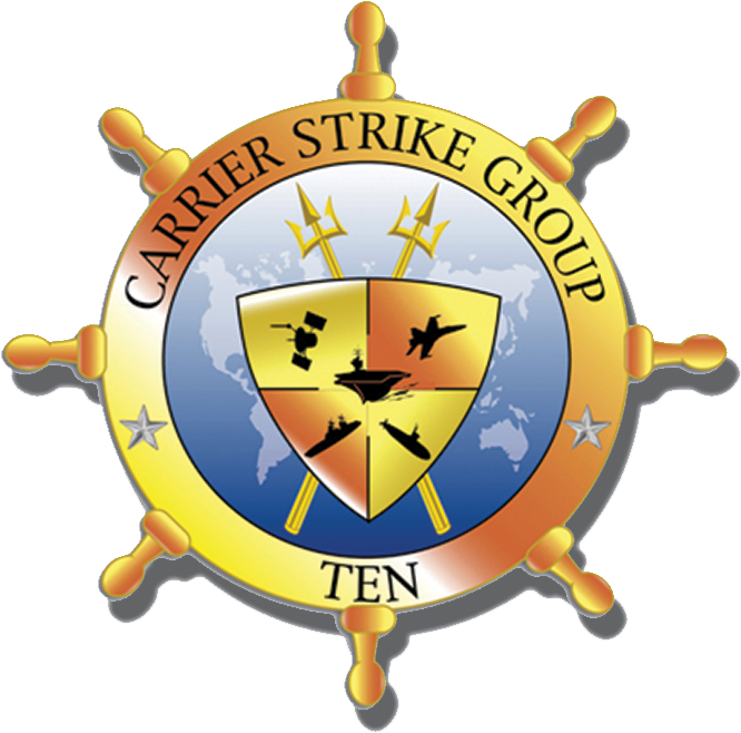 Carrier Strike Group Ten Logo - Carrier Strike Group 10 (672x664)