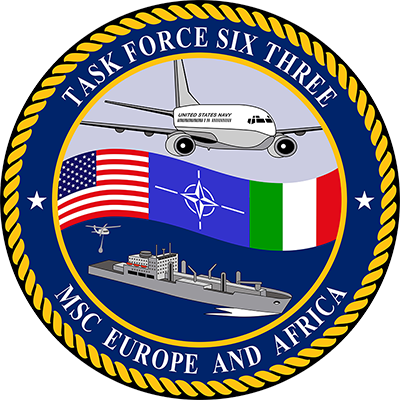 Ctf 63 Logo - Military Sealift Command (400x400)