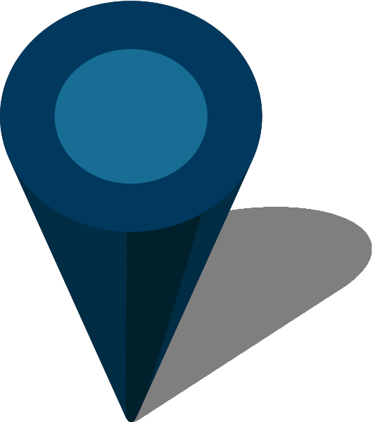 Location Map Pin Navy Blue7 - Location Pin Dark Blue (530x600)