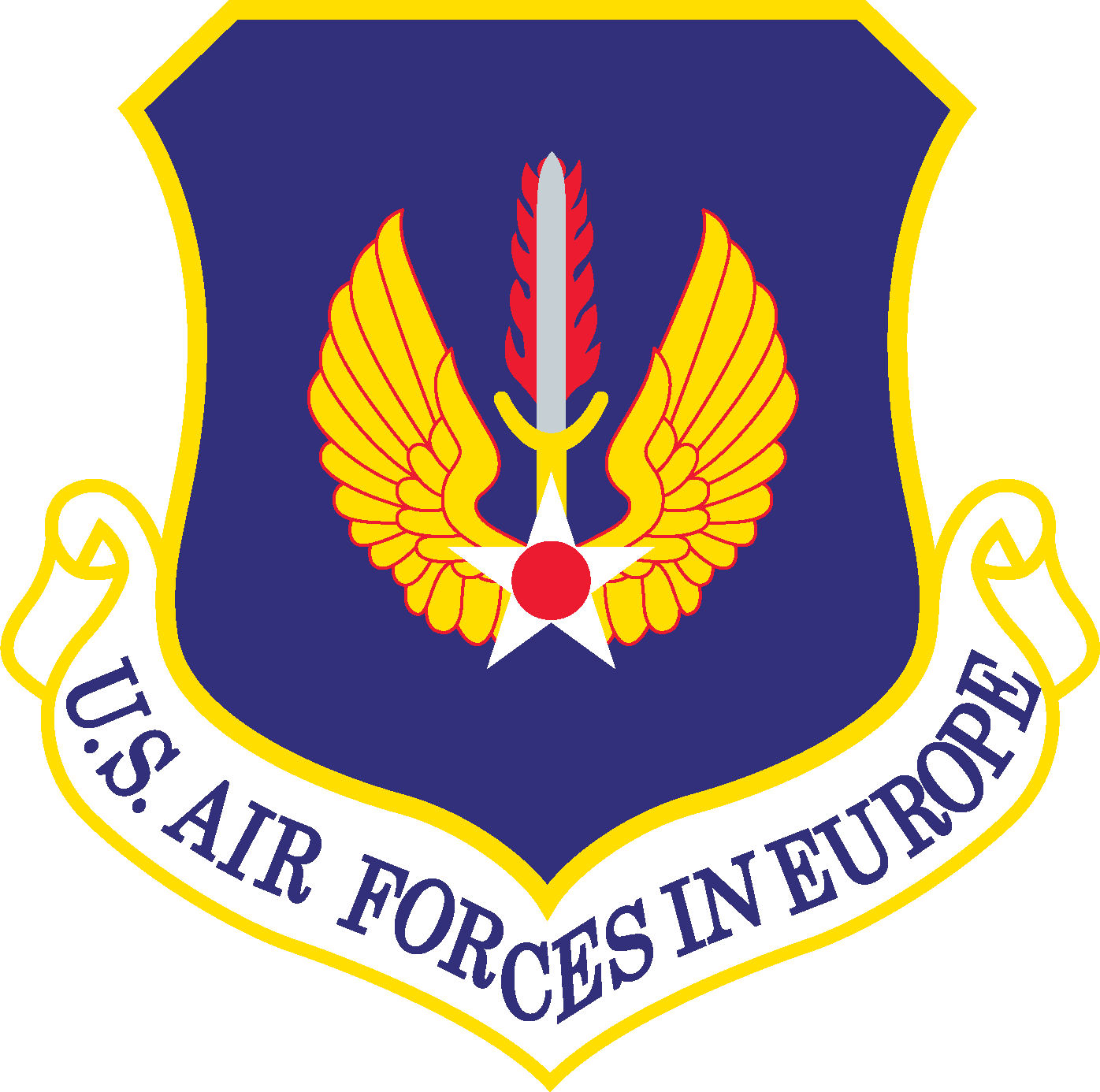 Usaf Europe - Us Air Forces Africa (1396x1386)